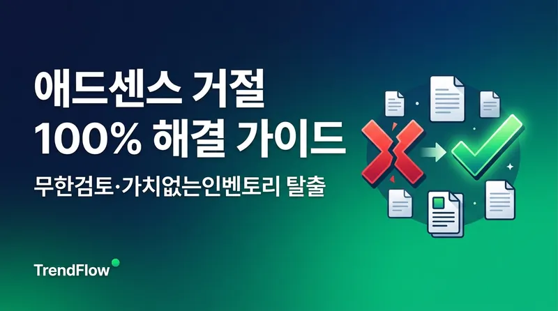 애드센스 무한 검토 및 가치 없는 콘텐츠 거절 원인 해결법 썸네일